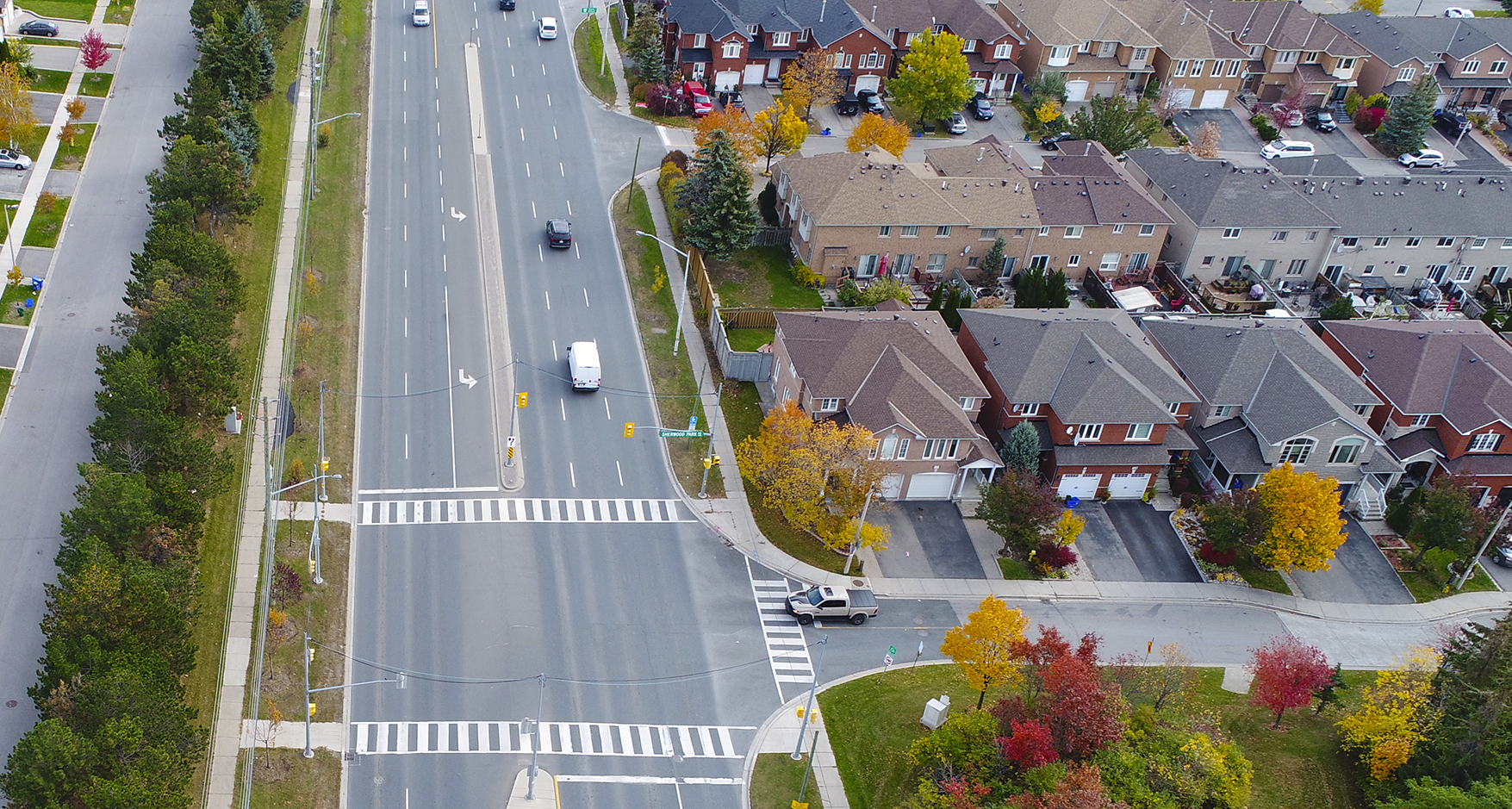 Rutherford Road and Sherwood Park Drive